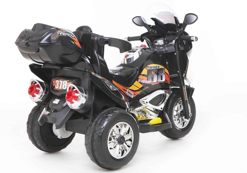 PB378 elektrinis vaikiškas motociklas (juodas)