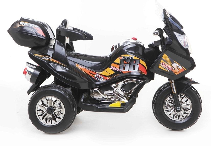 PB378 elektrinis vaikiškas motociklas (juodas)