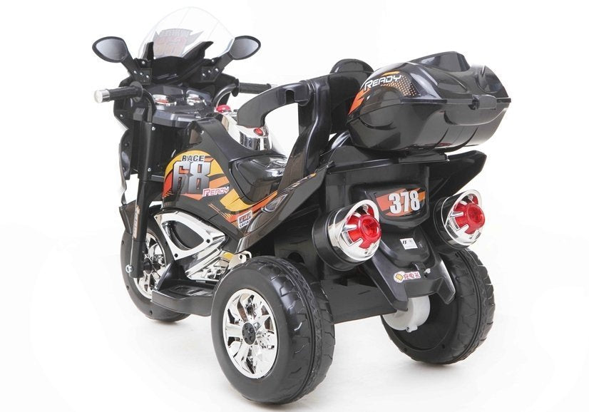 PB378 elektrinis vaikiškas motociklas (juodas)