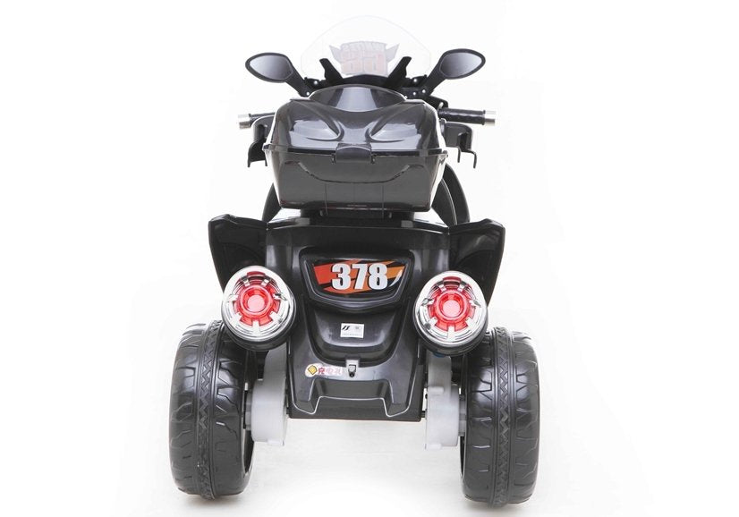 PB378 elektrinis vaikiškas motociklas (juodas)