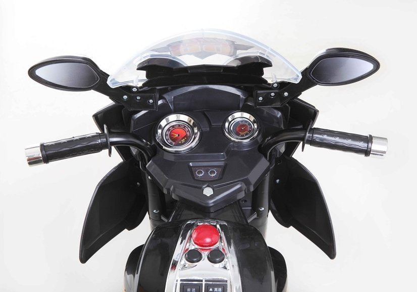 PB378 elektrinis vaikiškas motociklas (juodas)