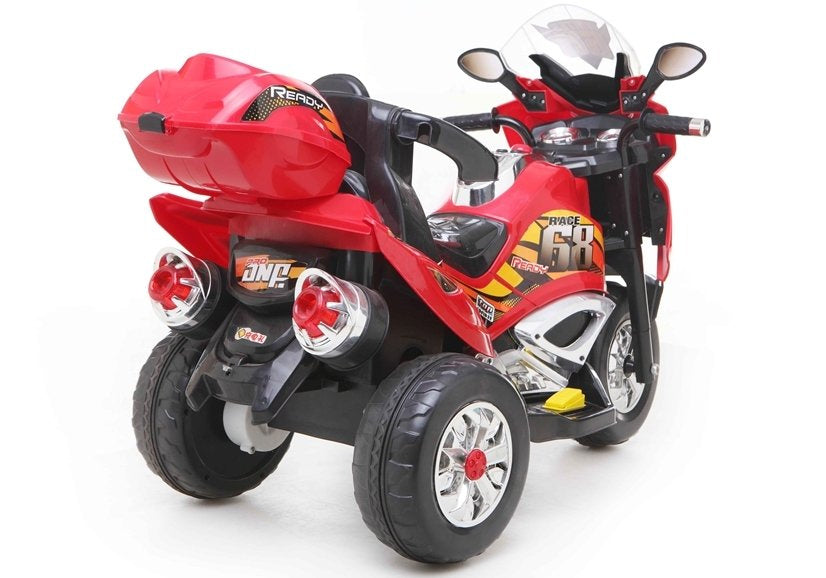 PB378 elektrinis vaikiškas motociklas (raudonas)
