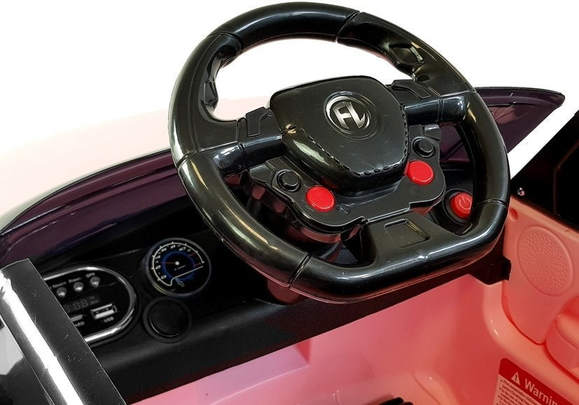 HL1638 elektrinis vaikiškas automobilis (rožinis)