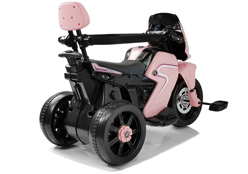 HL-108 elektrinis vaikiškas motociklas (rožinis)