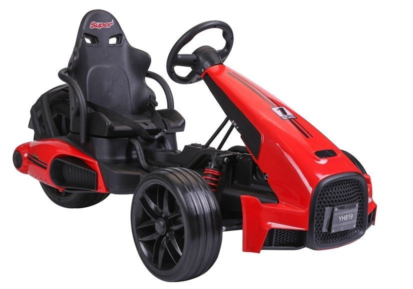 Elektrinis „ride-on“ kartingas CH9939 raudonas