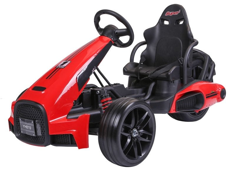 Elektrinis „ride-on“ kartingas CH9939 raudonas