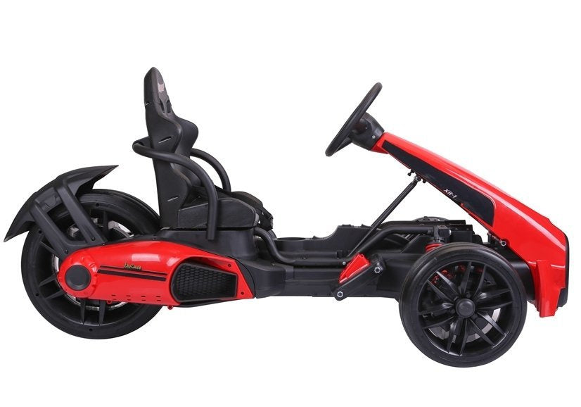 Elektrinis „ride-on“ kartingas CH9939 raudonas
