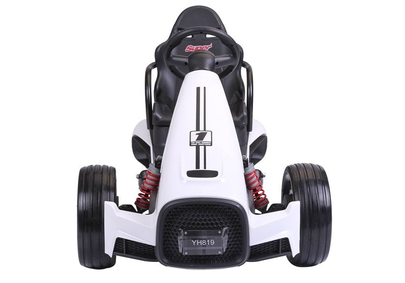 Elektrinis „ride-on“ kartingas CH9939 baltas