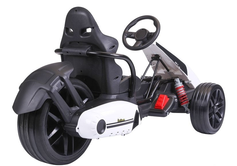 Elektrinis „ride-on“ kartingas CH9939 baltas