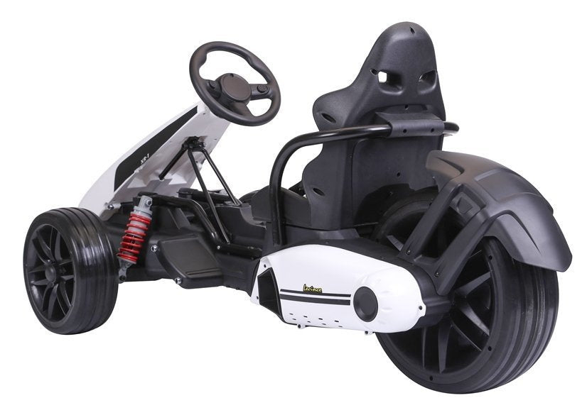 Elektrinis „ride-on“ kartingas CH9939 baltas