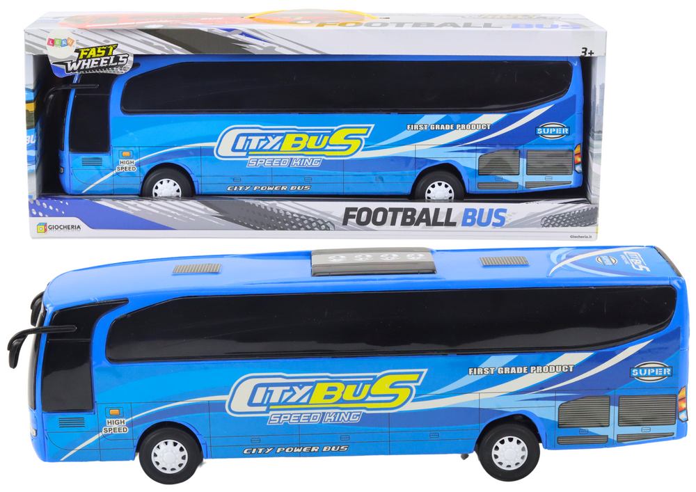 Miesto autobusas mėlynas modelis 54 cm