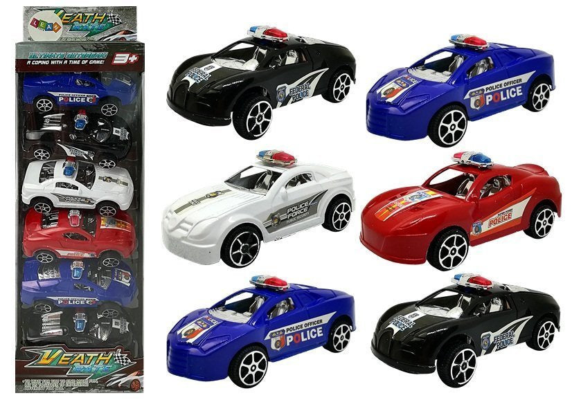 Automobilių rinkinys (policijos, gelbėjimo ir kt.), 6 vnt.