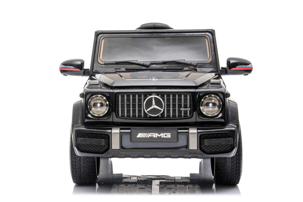 Elektrinis automobilis „Mercedes G63“, juodas