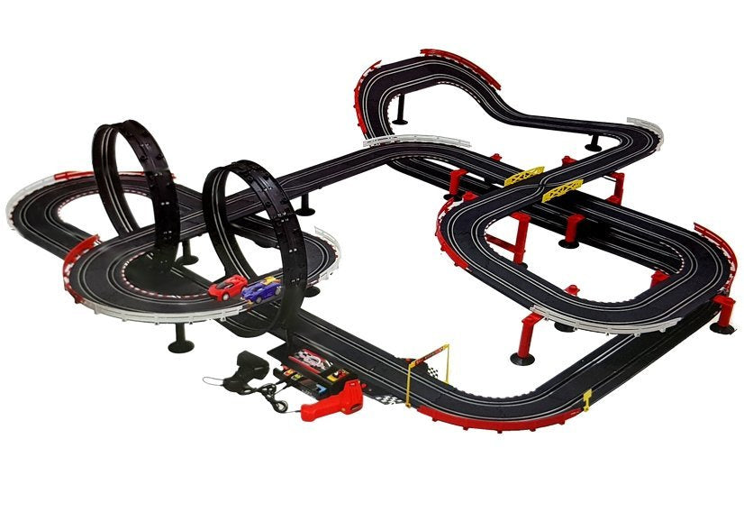 Lenktynių trasa su 2 automobiliais, 14,2 m, 1:43 su valdikliais