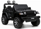 Elektrinis visureigis Jeep Rubicon 4x4, juodas