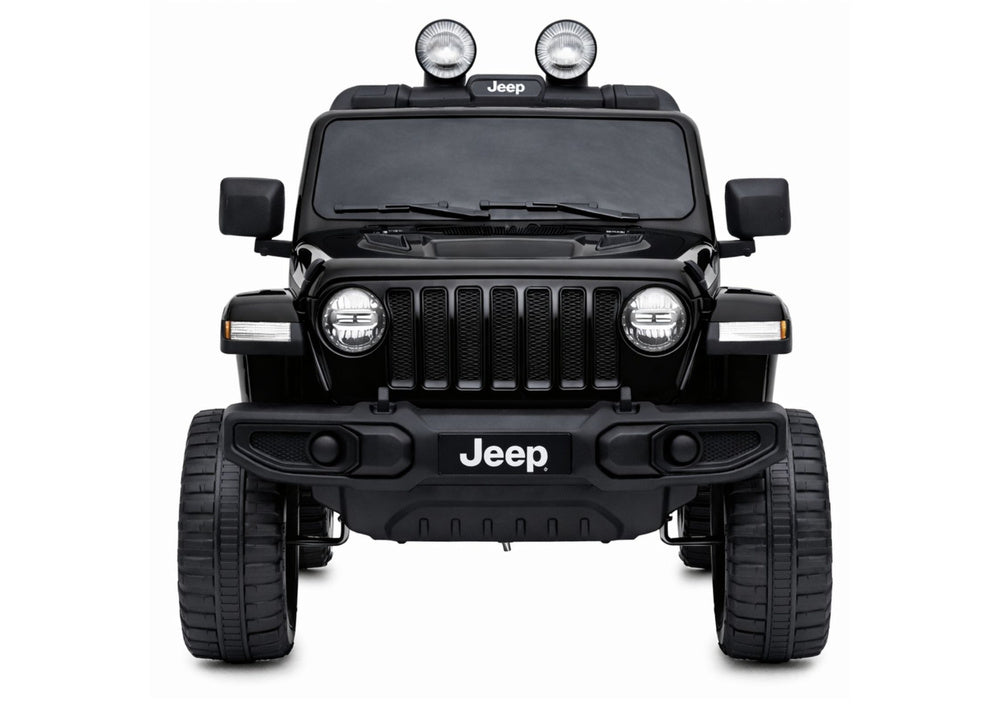 Elektrinis visureigis Jeep Rubicon 4x4, juodas