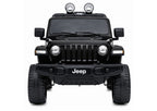 Elektrinis visureigis Jeep Rubicon 4x4, juodas