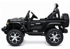 Elektrinis visureigis Jeep Rubicon 4x4, juodas