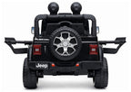 Elektrinis visureigis Jeep Rubicon 4x4, juodas