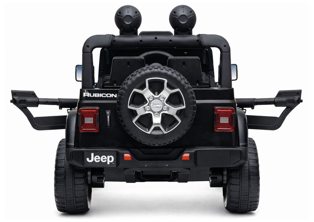 Elektrinis visureigis Jeep Rubicon 4x4, juodas