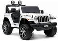 Elektrinis visureigis Jeep Rubicon 4x4, baltas