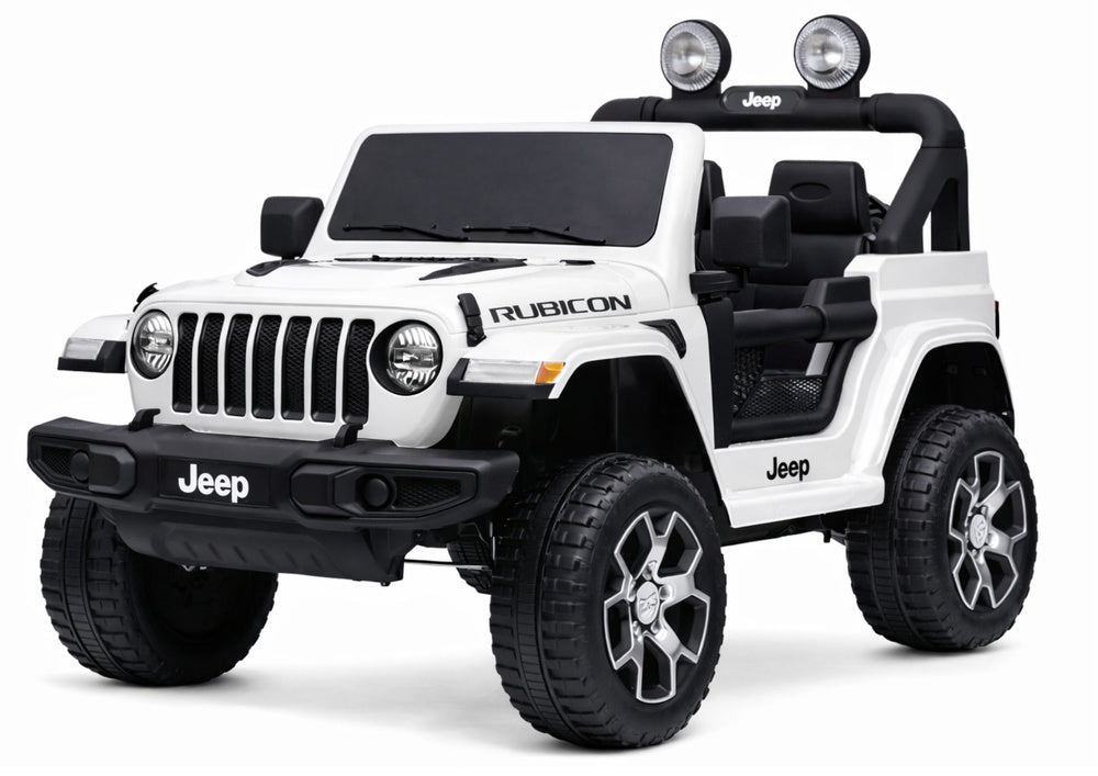 Elektrinis visureigis Jeep Rubicon 4x4, baltas