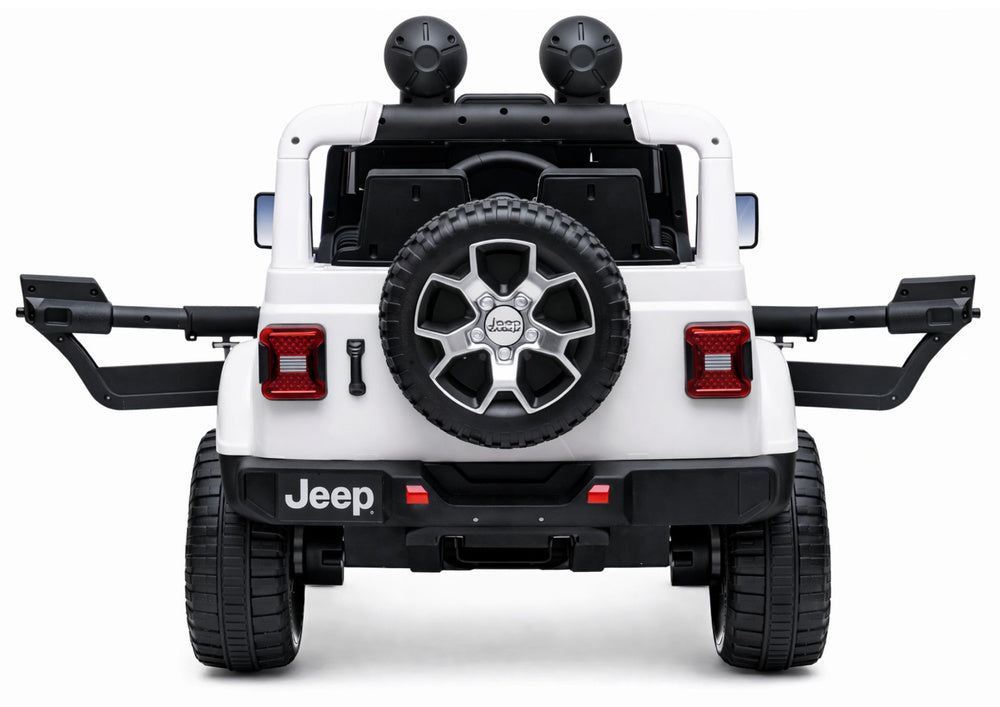 Elektrinis visureigis Jeep Rubicon 4x4, baltas