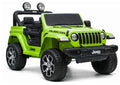 Elektrinis visureigis Jeep Rubicon 4x4, žalias