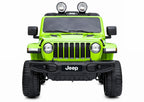 Elektrinis visureigis Jeep Rubicon 4x4, žalias