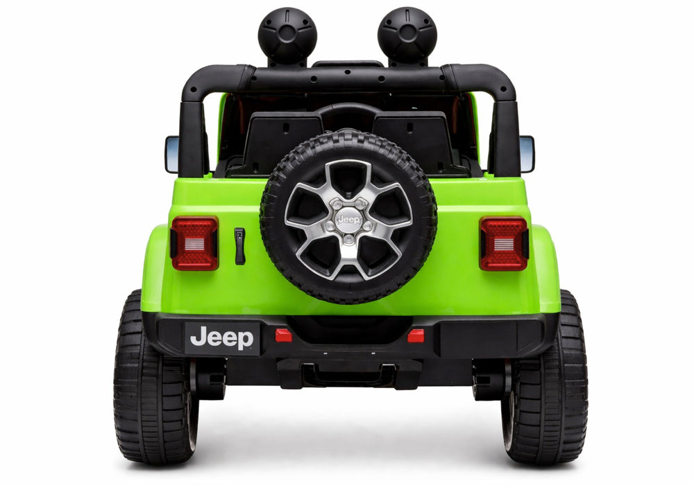 Elektrinis visureigis Jeep Rubicon 4x4, žalias