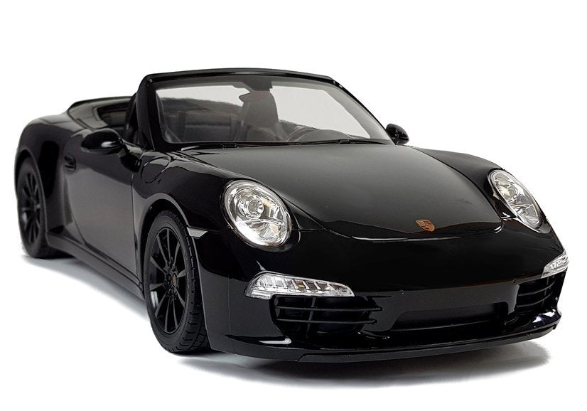 Nuotoliniu būdu valdomas „Porsche 911 Carrera S“ Rastar 1:12, juodas