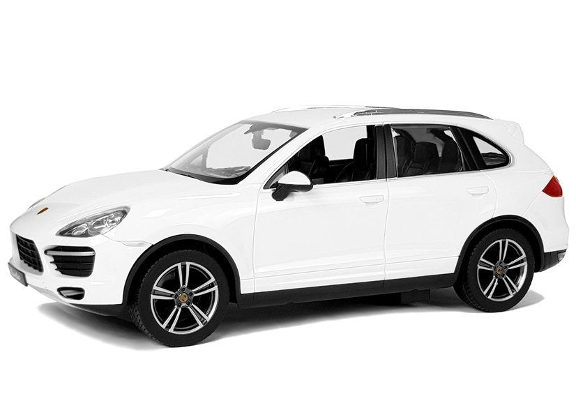 Nuotoliniu būdu valdomas „Porsche Cayenne“ Rastar 1:14, baltas