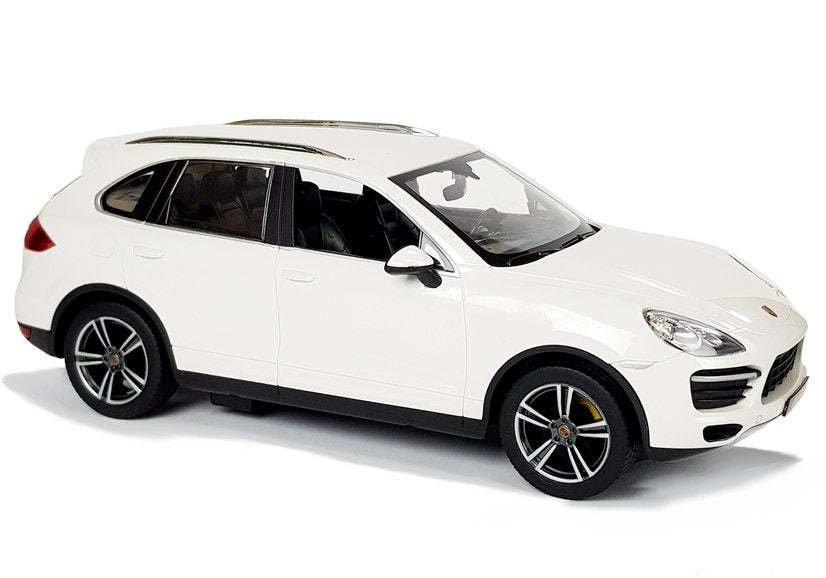 Nuotoliniu būdu valdomas „Porsche Cayenne“ Rastar 1:14, baltas