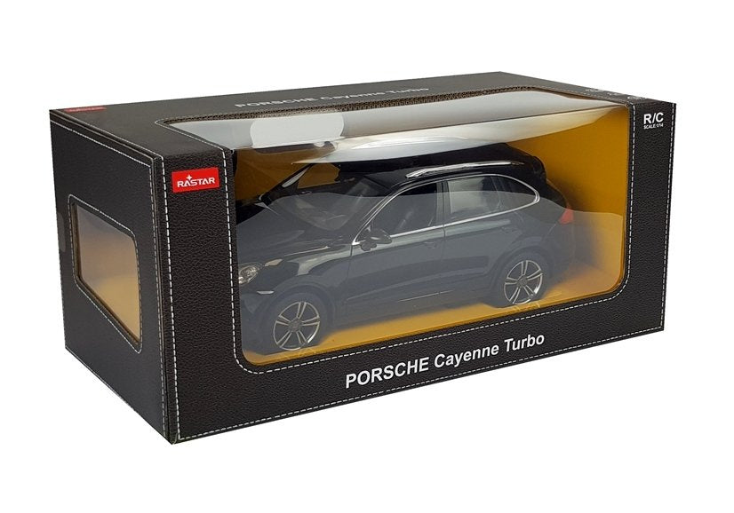 Nuotoliniu būdu valdomas „Porsche Cayenne Turbo“ Rastar 1:14, juodas