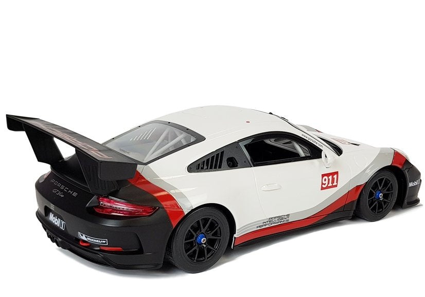 Nuotoliniu būdu valdomas „Porsche 911 GT3 CUP“ Rastar 1:14, baltas