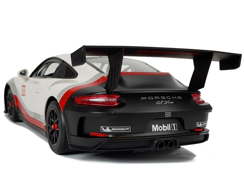 Nuotoliniu būdu valdomas „Porsche 911 GT3 CUP“ Rastar 1:14, baltas