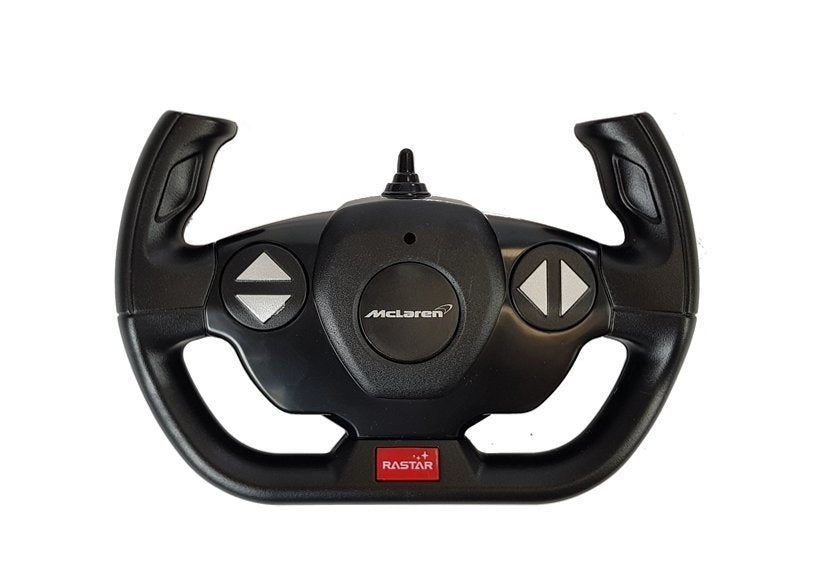 Nuotoliniu būdu valdomas „McLaren P1 GTR“ Rastar 1:14, geltonas