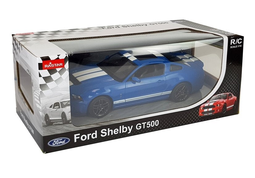 Nuotoliniu būdu valdomas „Ford Shelby“ Rastar 1:14, mėlynas