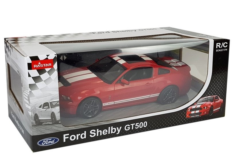 Nuotoliniu būdu valdomas „Ford Shelby“ Rastar 1:14, raudonas