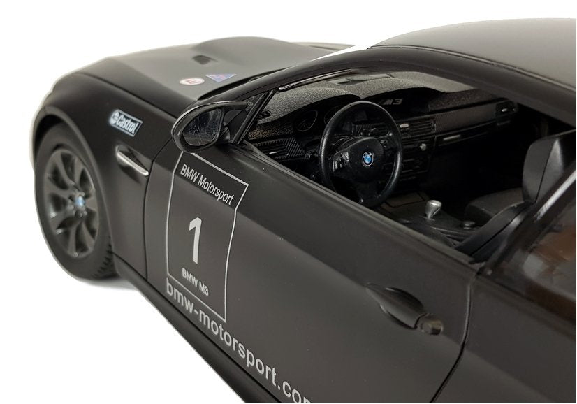 Nuotoliniu būdu valdomas „BMW M3“ Rastar 1:14, juodas