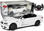 Nuotoliniu būdu valdomas „BMW M3“ Rastar 1:14, baltas