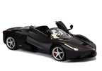 Nuotoliniu būdu valdomas „Ferrari Aperta“ Rastar 1:14 su automatinėmis durelėmis, juodas
