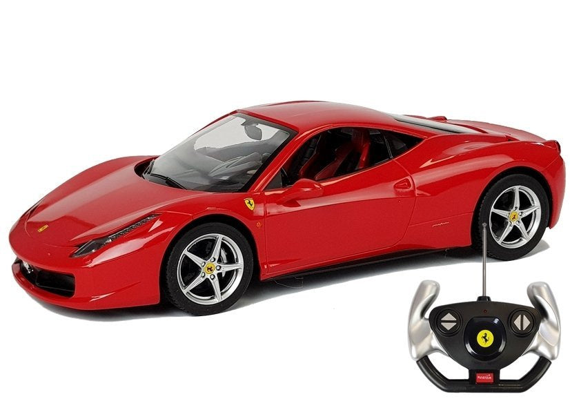 Nuotoliniu būdu valdomas „Ferrari Italia“ Rastar 1:14, raudonas