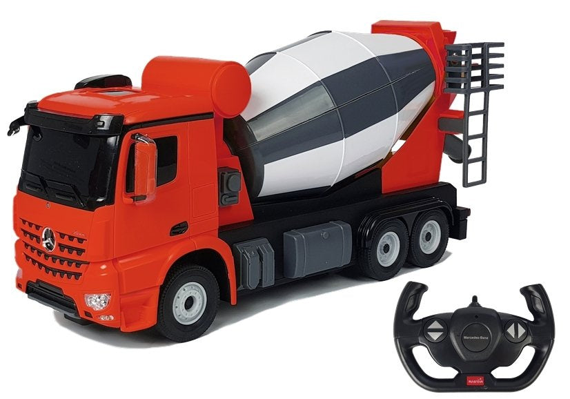 Nuotoliniu būdu valdomas „Mercedes-Benz Arocs“ Rastar 1:14, raudonas