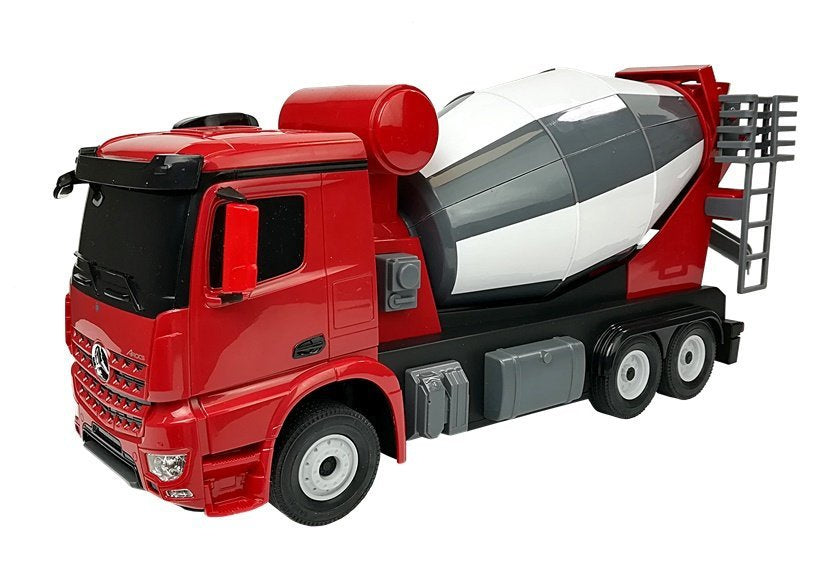 Nuotoliniu būdu valdomas „Mercedes-Benz Arocs“ Rastar 1:14, raudonas