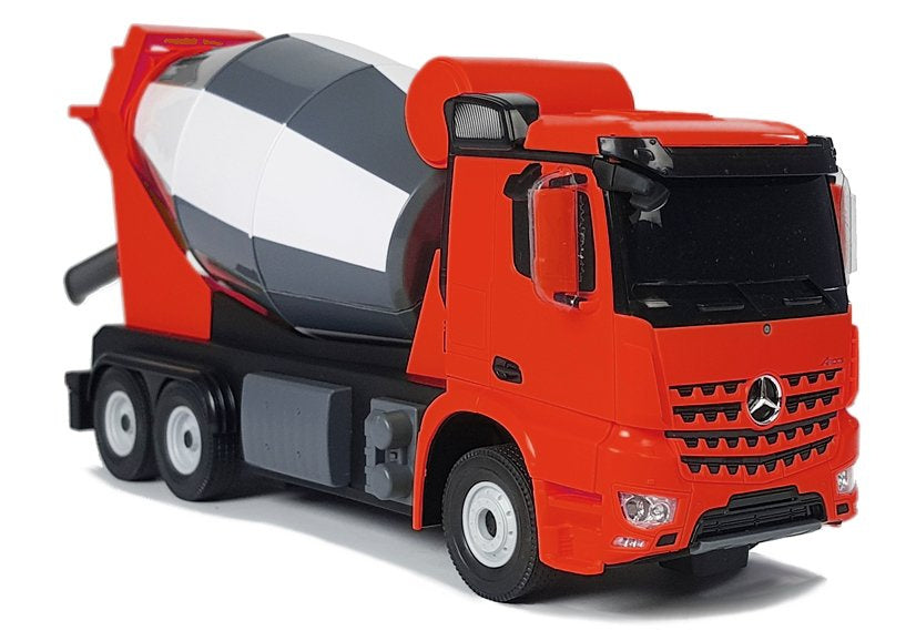 Nuotoliniu būdu valdomas „Mercedes-Benz Arocs“ Rastar 1:14, raudonas