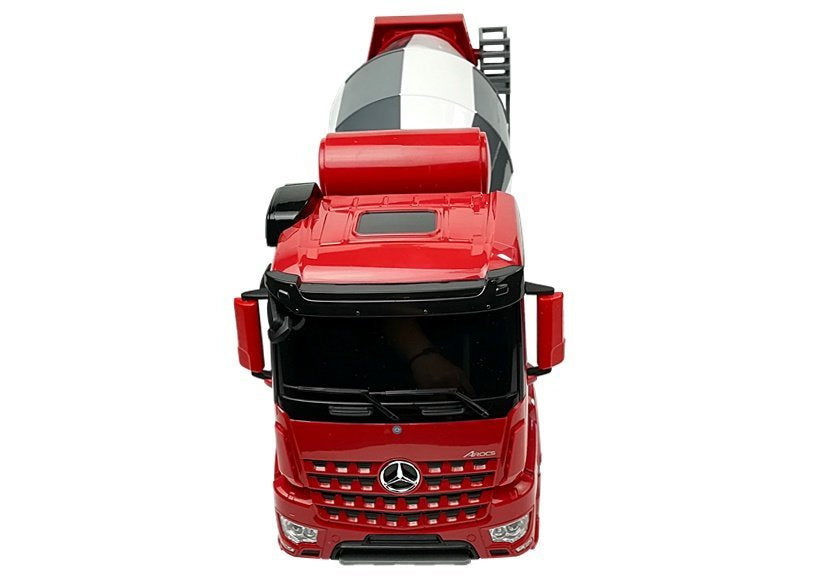 Nuotoliniu būdu valdomas „Mercedes-Benz Arocs“ Rastar 1:14, raudonas
