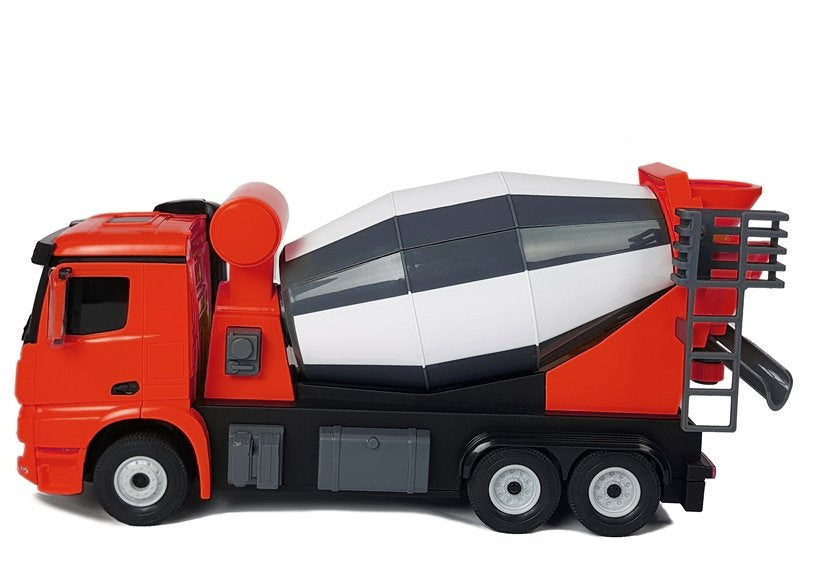 Nuotoliniu būdu valdomas „Mercedes-Benz Arocs“ Rastar 1:14, raudonas