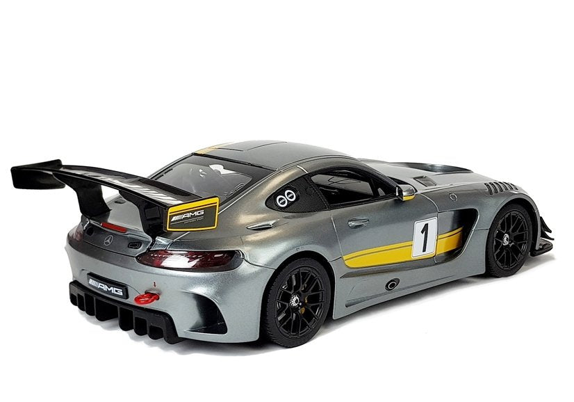 Nuotoliniu būdu valdomas automobilis „Mercedes AMG GT3“, Rastar 1:14, pilkas