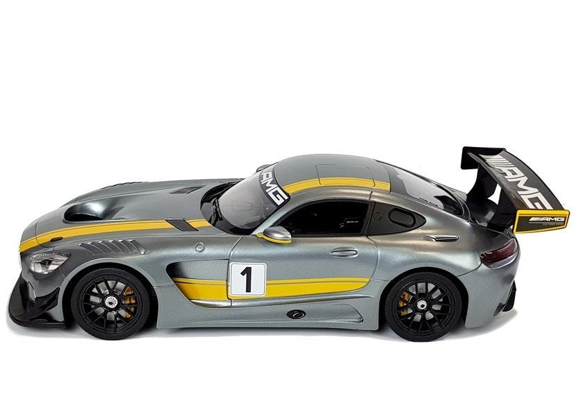 Nuotoliniu būdu valdomas automobilis „Mercedes AMG GT3“, Rastar 1:14, pilkas